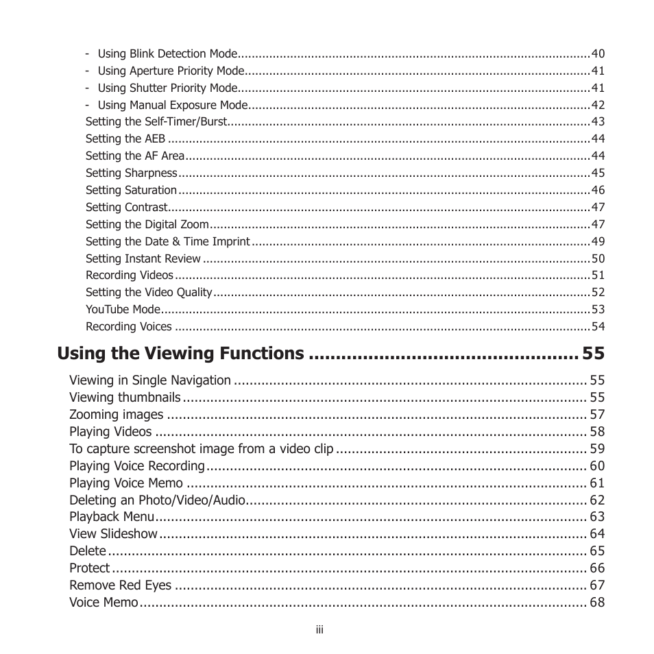 Using the viewing functions | HP PW550 User Manual | Page 5 / 93