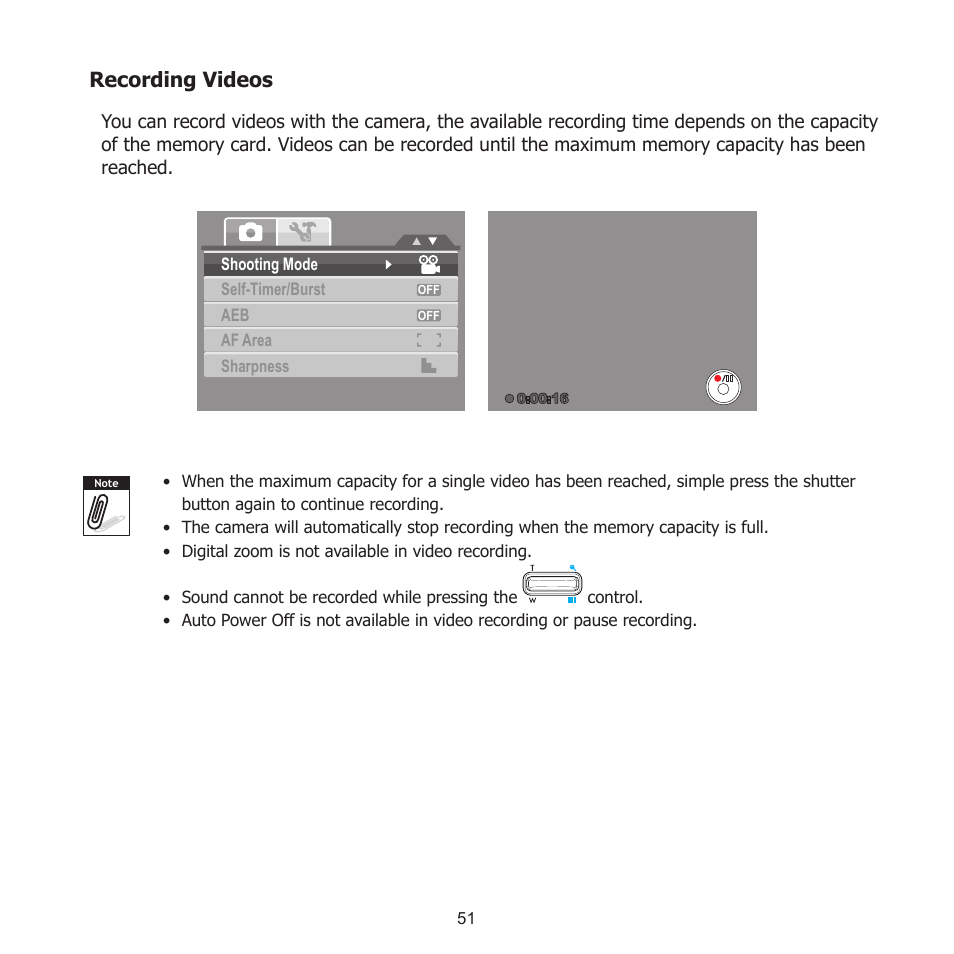 Recording videos | HP PW550 User Manual | Page 62 / 93