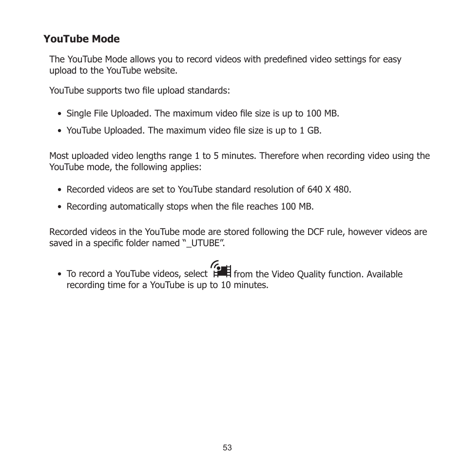 Youtube mode | HP PW550 User Manual | Page 64 / 93