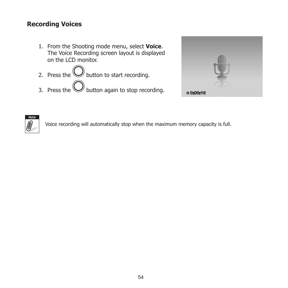 Recording voices | HP PW550 User Manual | Page 65 / 93