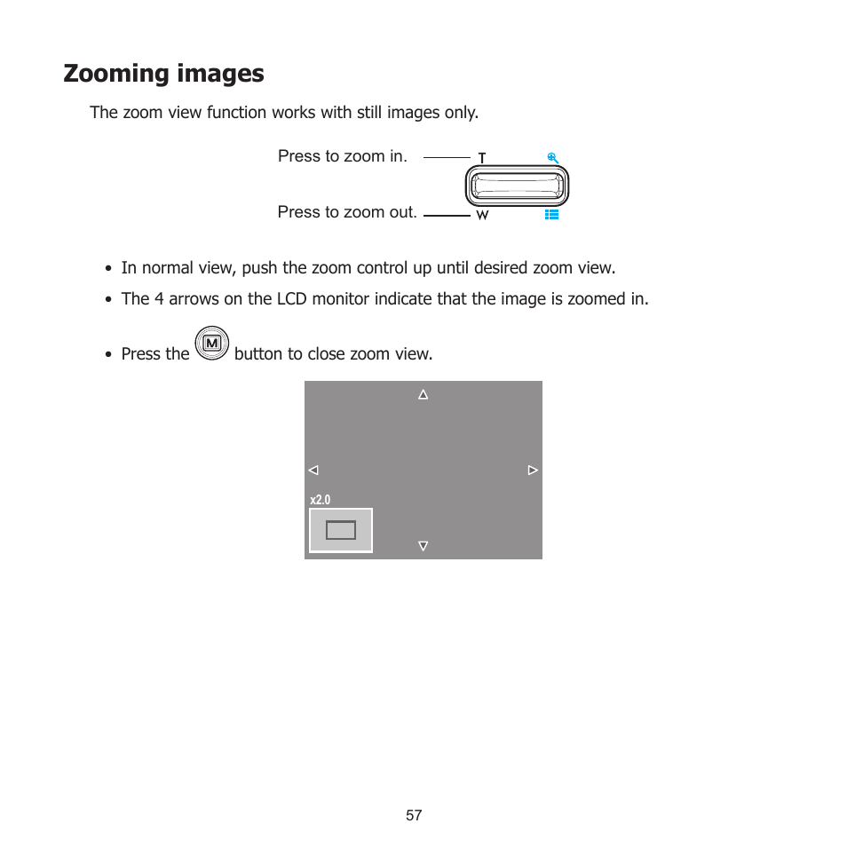Zooming images | HP PW550 User Manual | Page 68 / 93