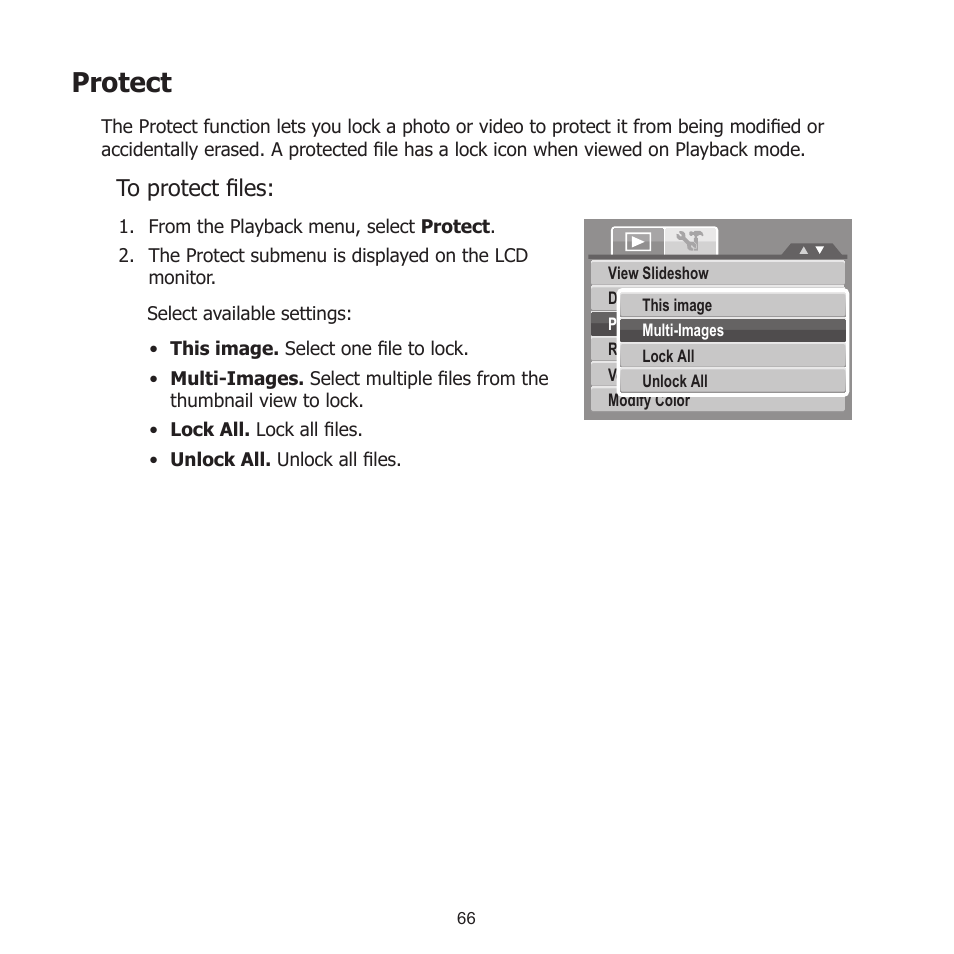 Protect | HP PW550 User Manual | Page 77 / 93