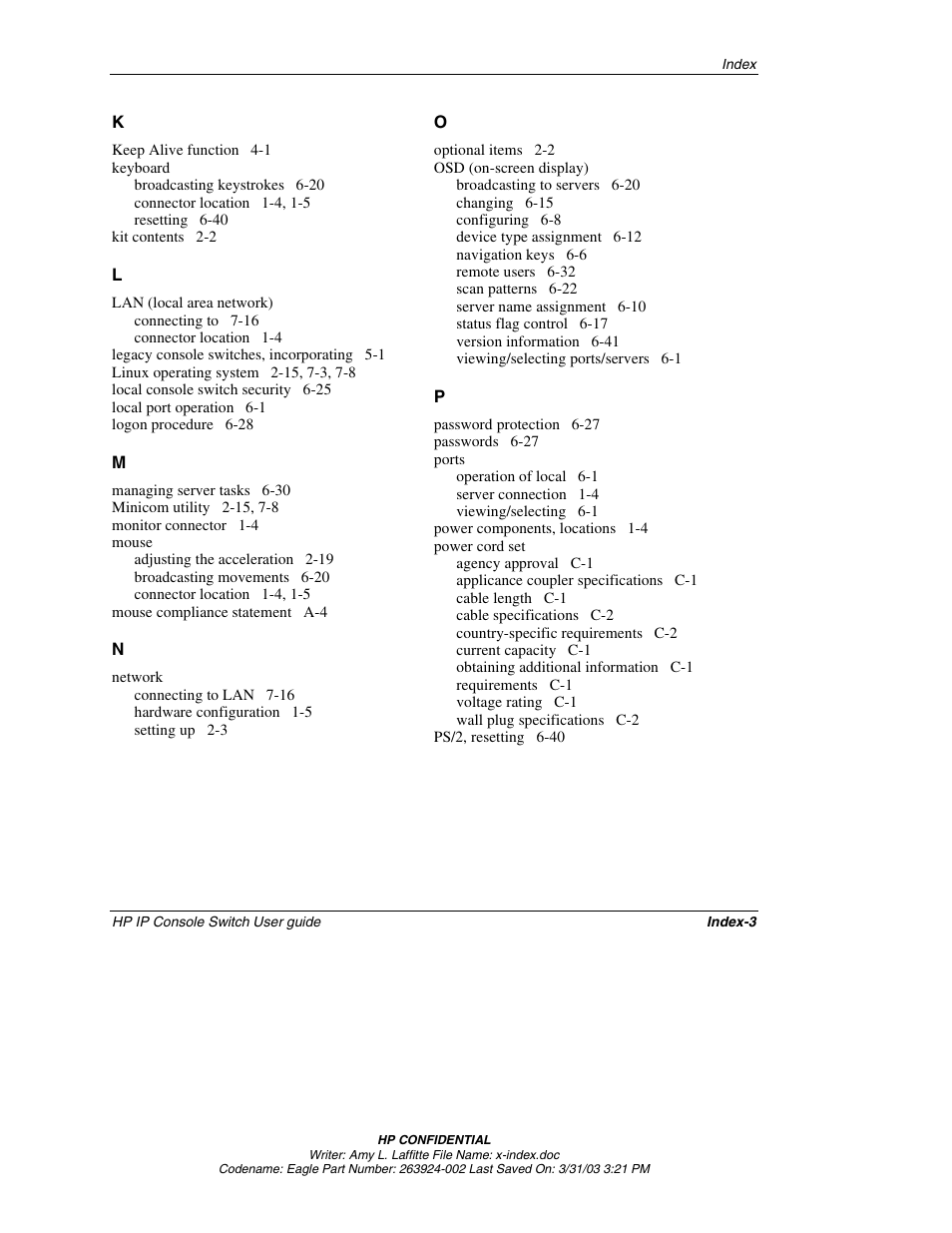 On 1-5, 2, On 1-5, 4 | HP 263924-002 User Manual | Page 133 / 135