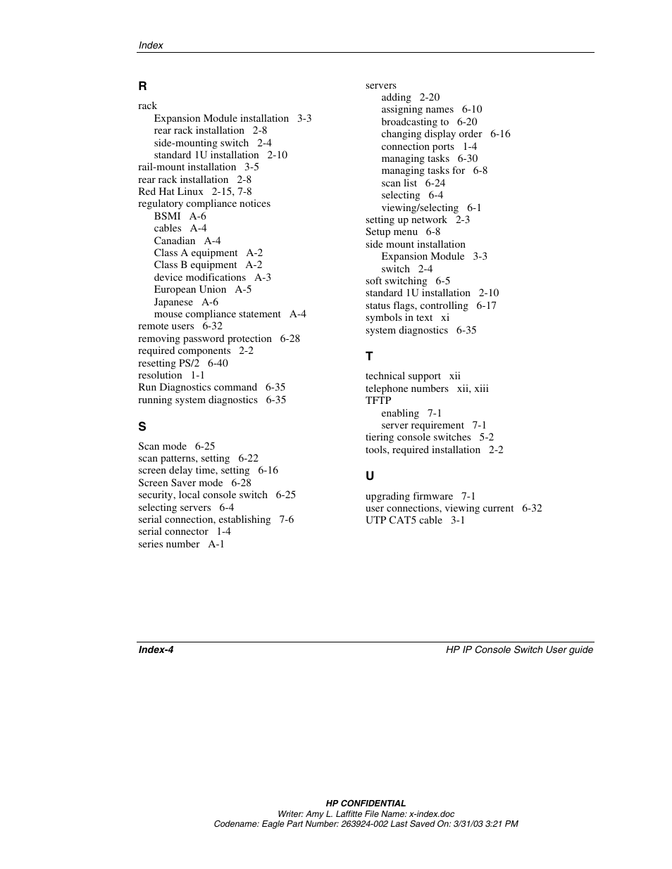 HP 263924-002 User Manual | Page 134 / 135