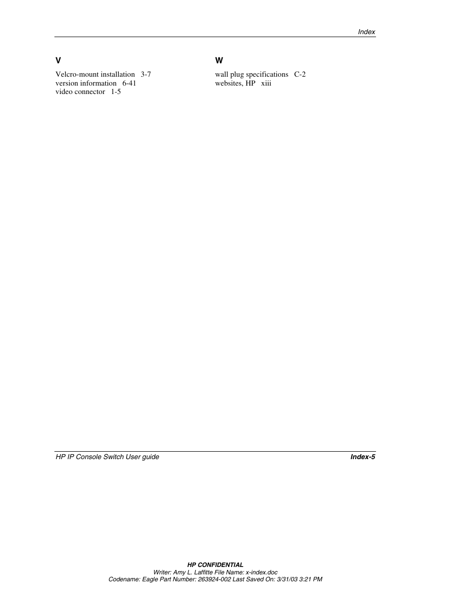 HP 263924-002 User Manual | Page 135 / 135