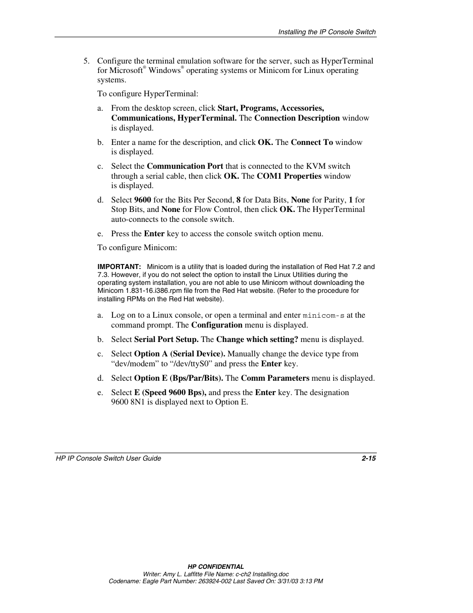 HP 263924-002 User Manual | Page 32 / 135