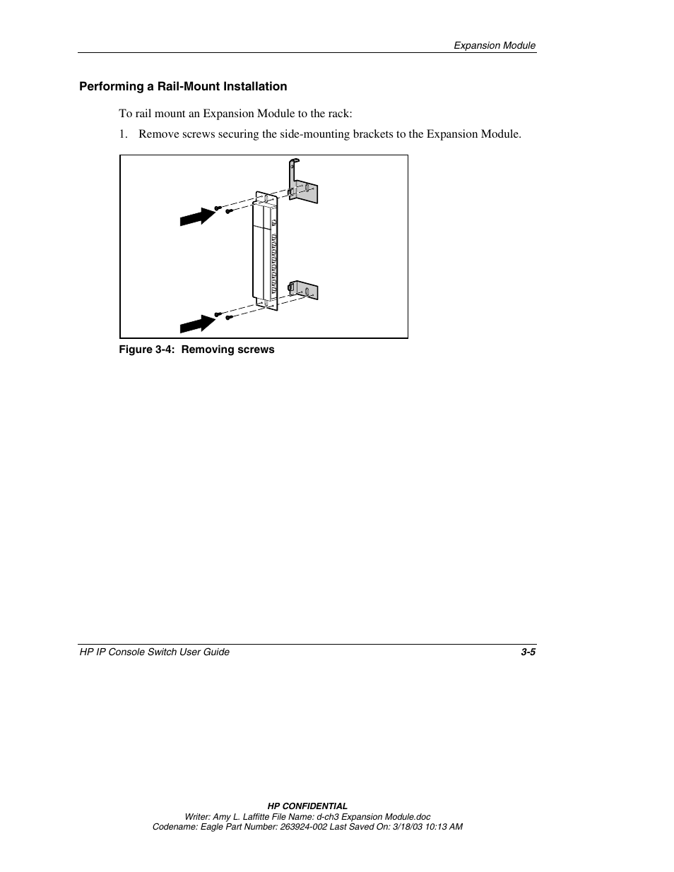 Performing a rail-mount installation | HP 263924-002 User Manual | Page 42 / 135