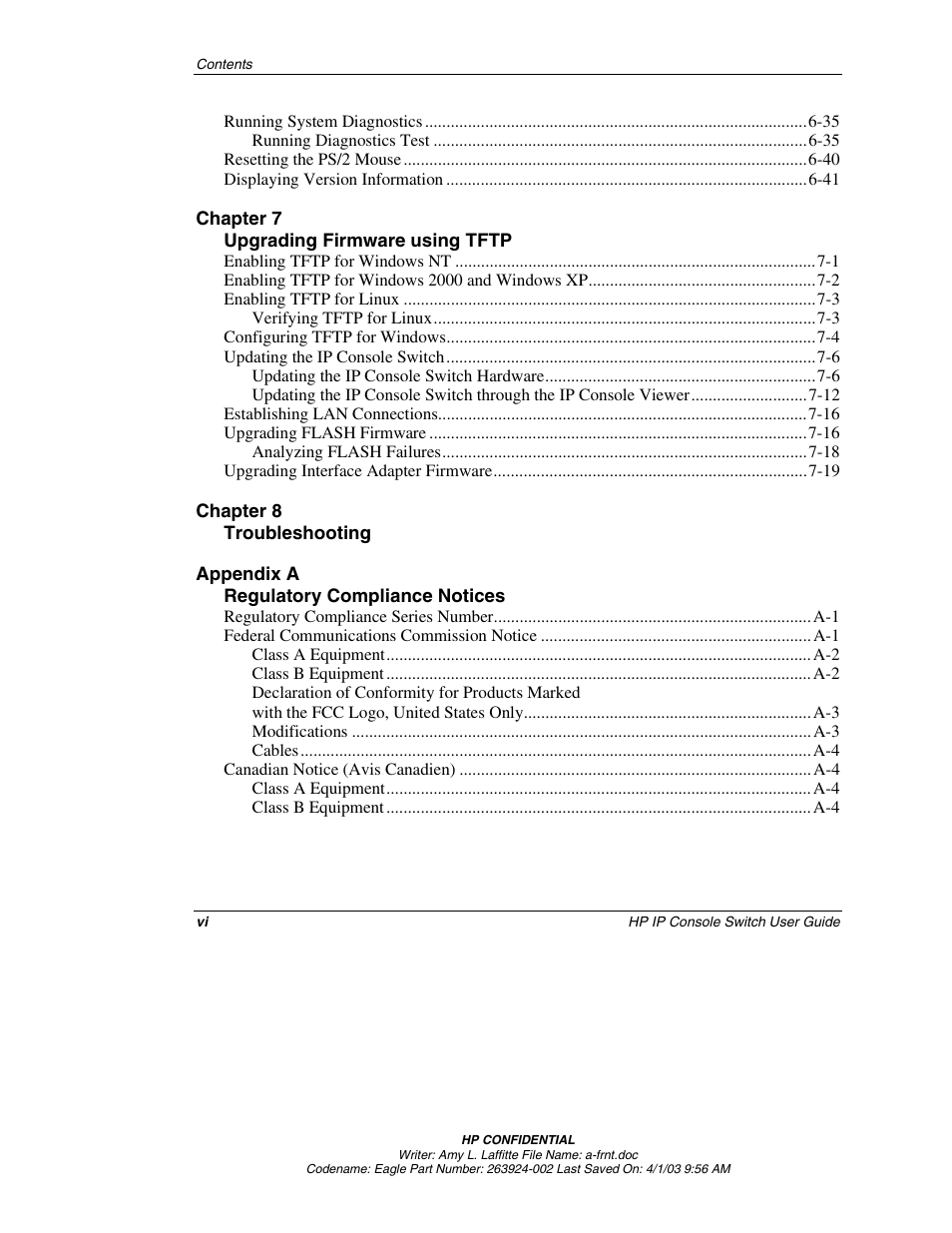 HP 263924-002 User Manual | Page 6 / 135