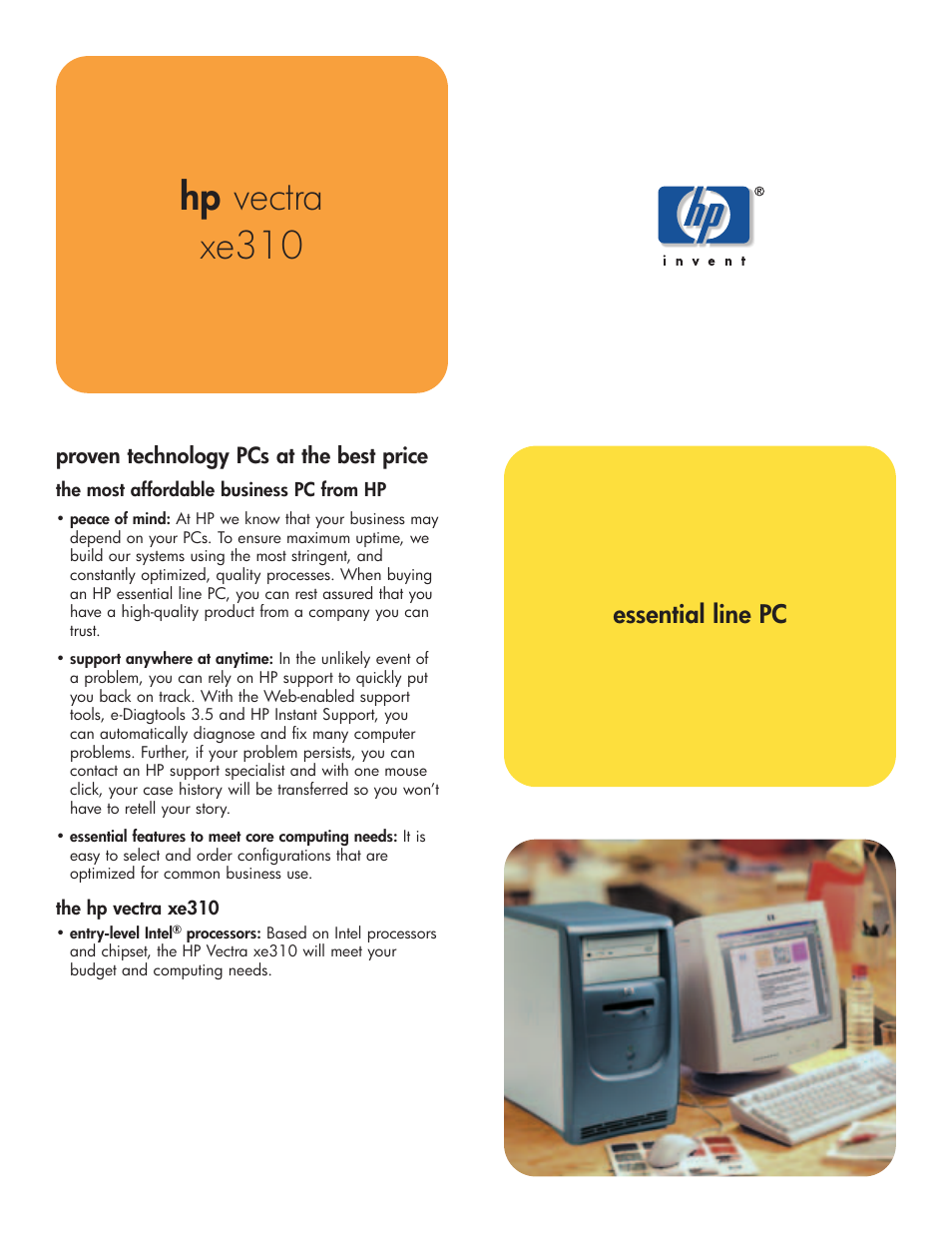 HP xe310 User Manual | 12 pages