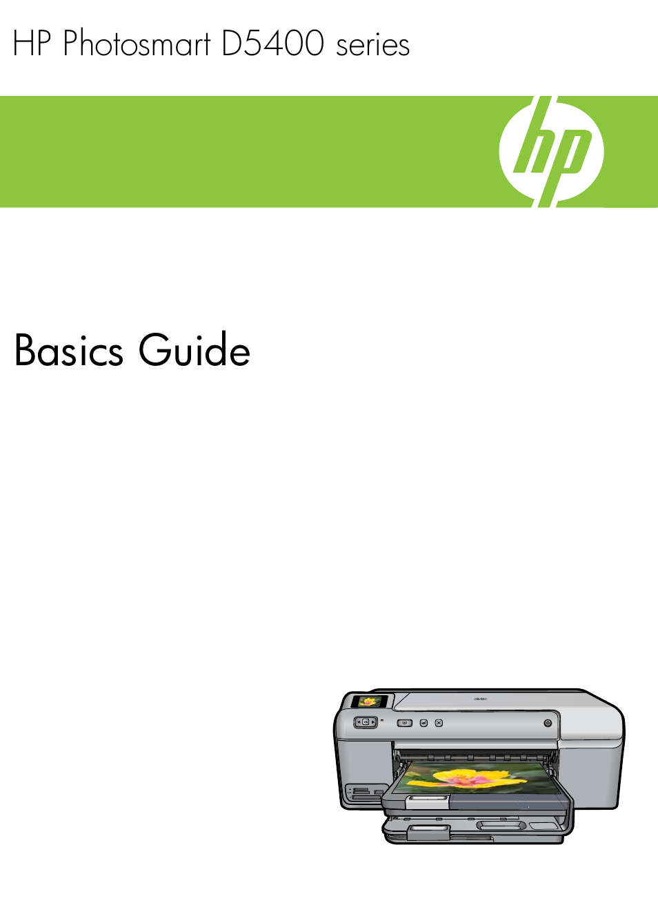 HP Photosmart D5463 User Manual | 25 pages