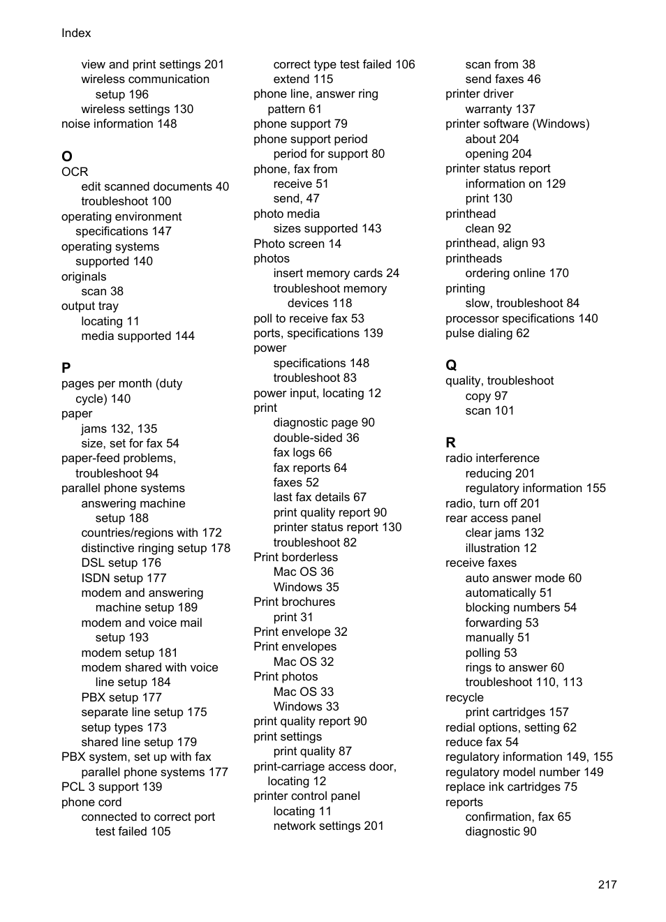 HP 6700 User Manual | Page 221 / 226