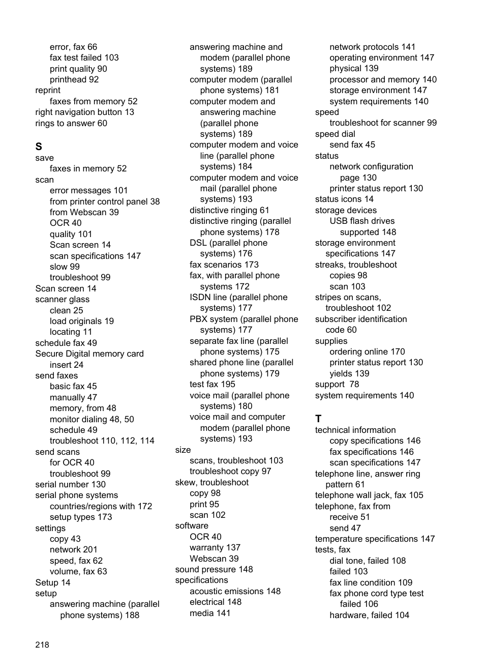 HP 6700 User Manual | Page 222 / 226