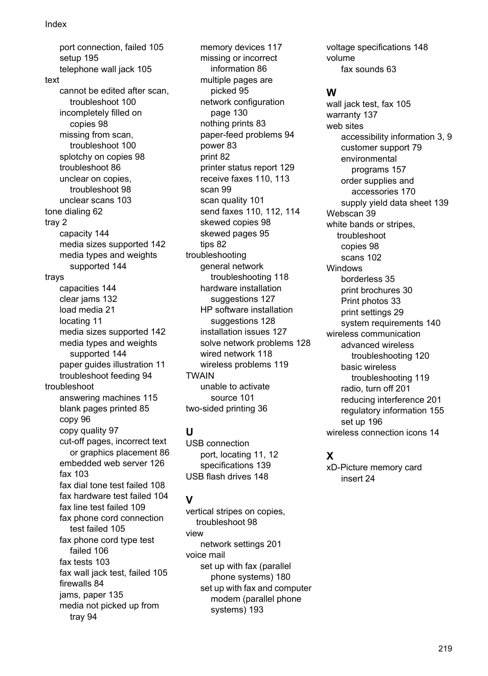 HP 6700 User Manual | Page 223 / 226