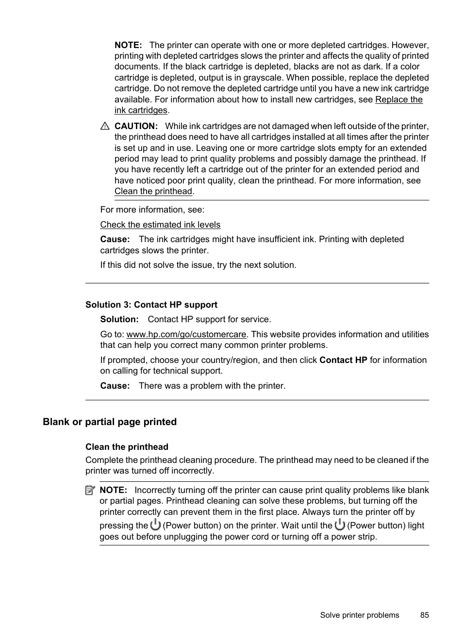 Solution 3: contact hp support | HP 6700 User Manual | Page 89 / 226