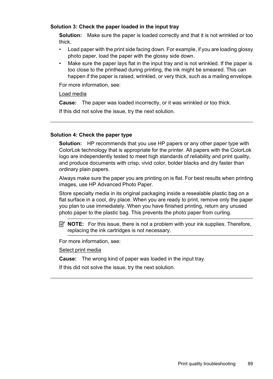 Solution 4: check the paper type | HP 6700 User Manual | Page 93 / 226