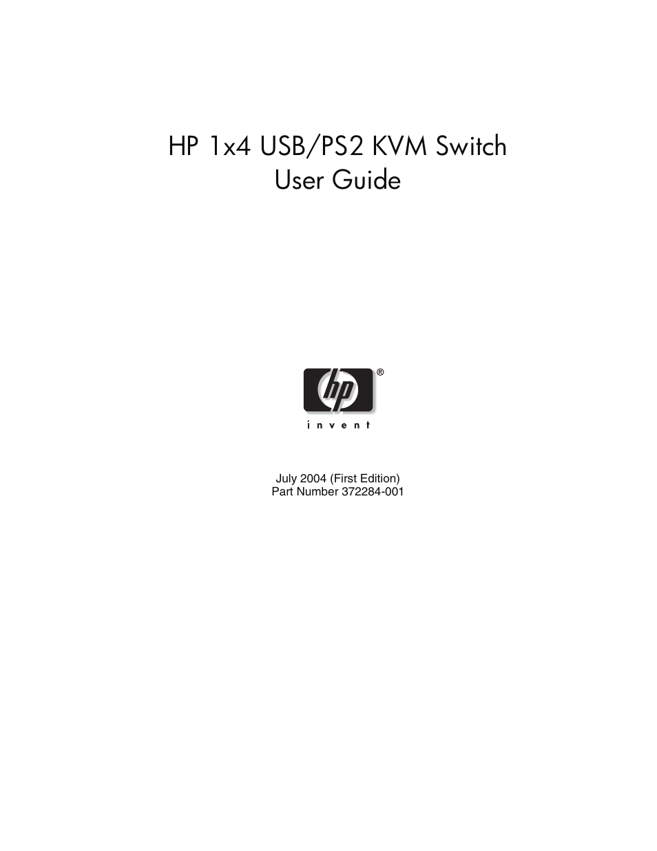 HP 372284-001 User Manual | 48 pages