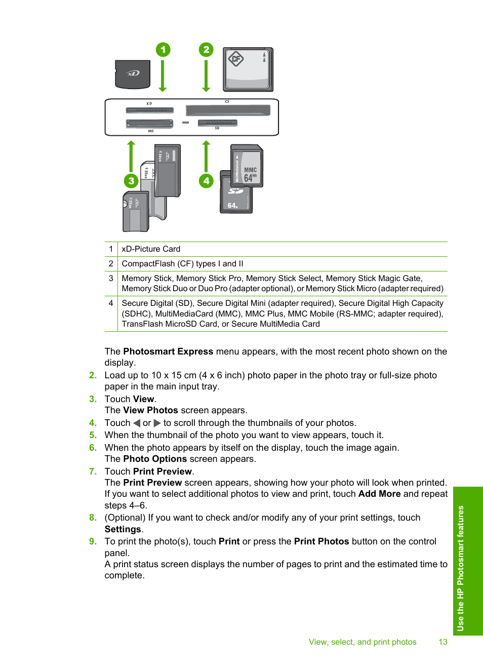 HP D7200 User Manual | Page 15 / 29