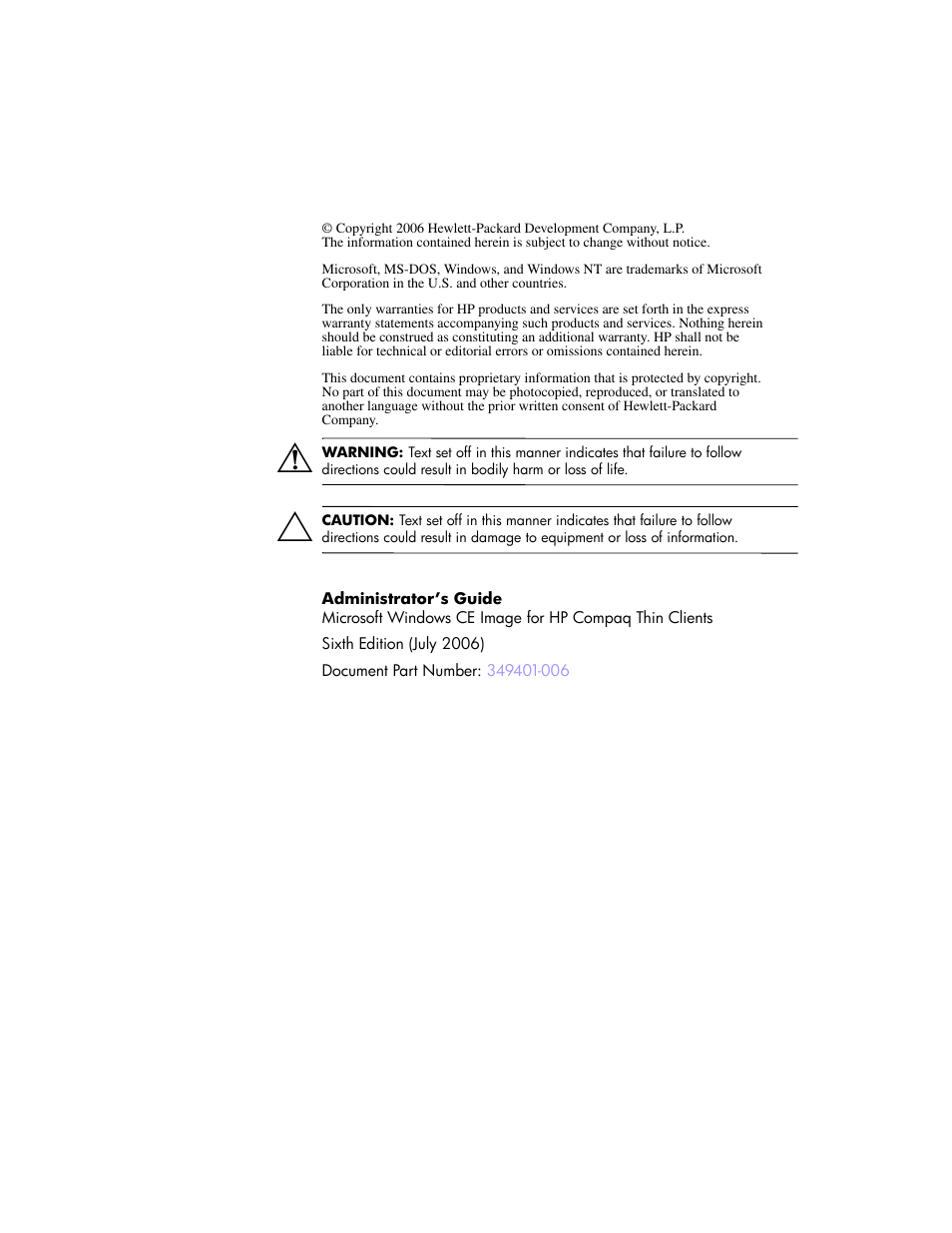 HP t5520 User Manual | Page 2 / 94