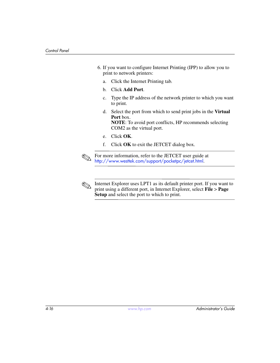 HP t5520 User Manual | Page 50 / 94