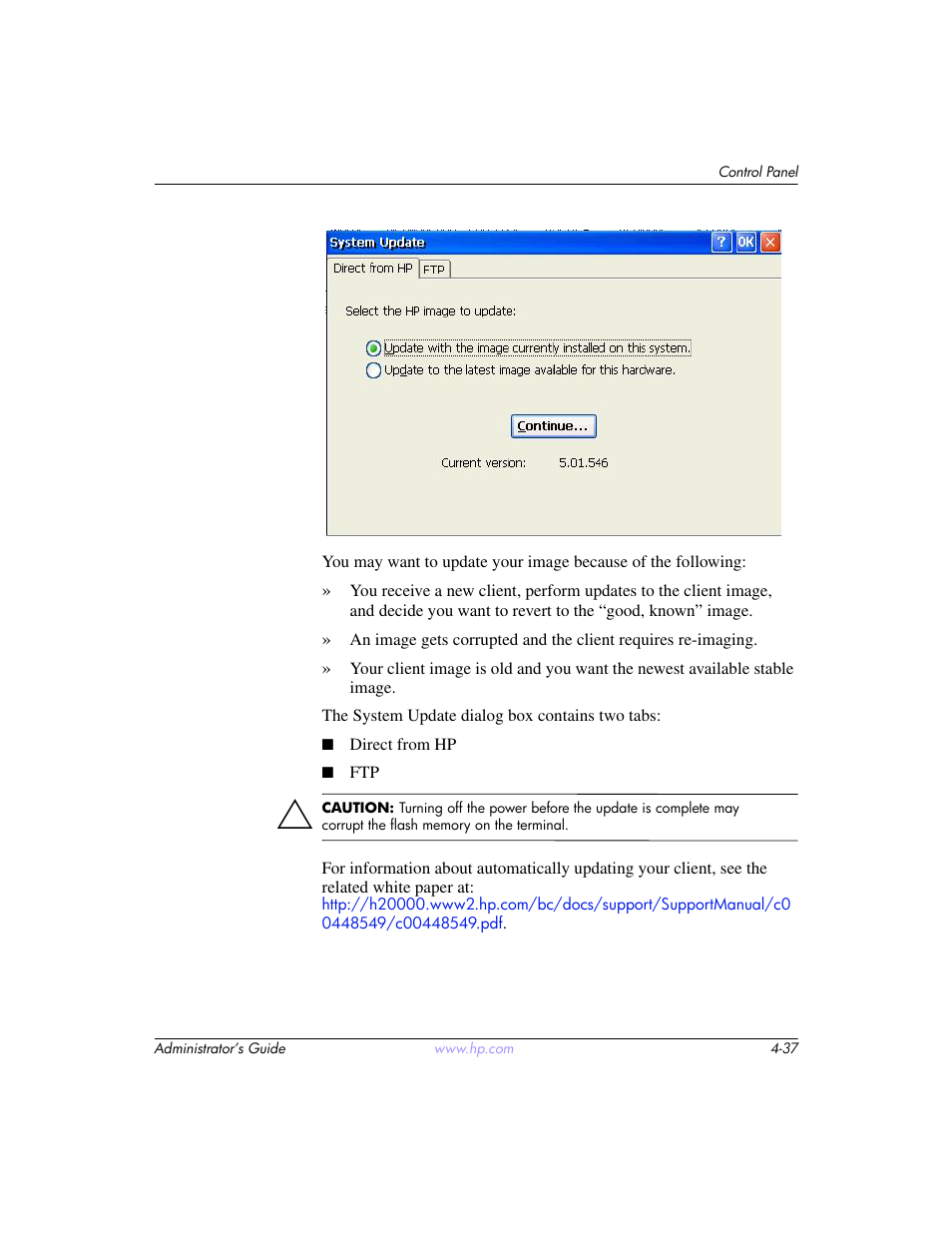 HP t5520 User Manual | Page 71 / 94