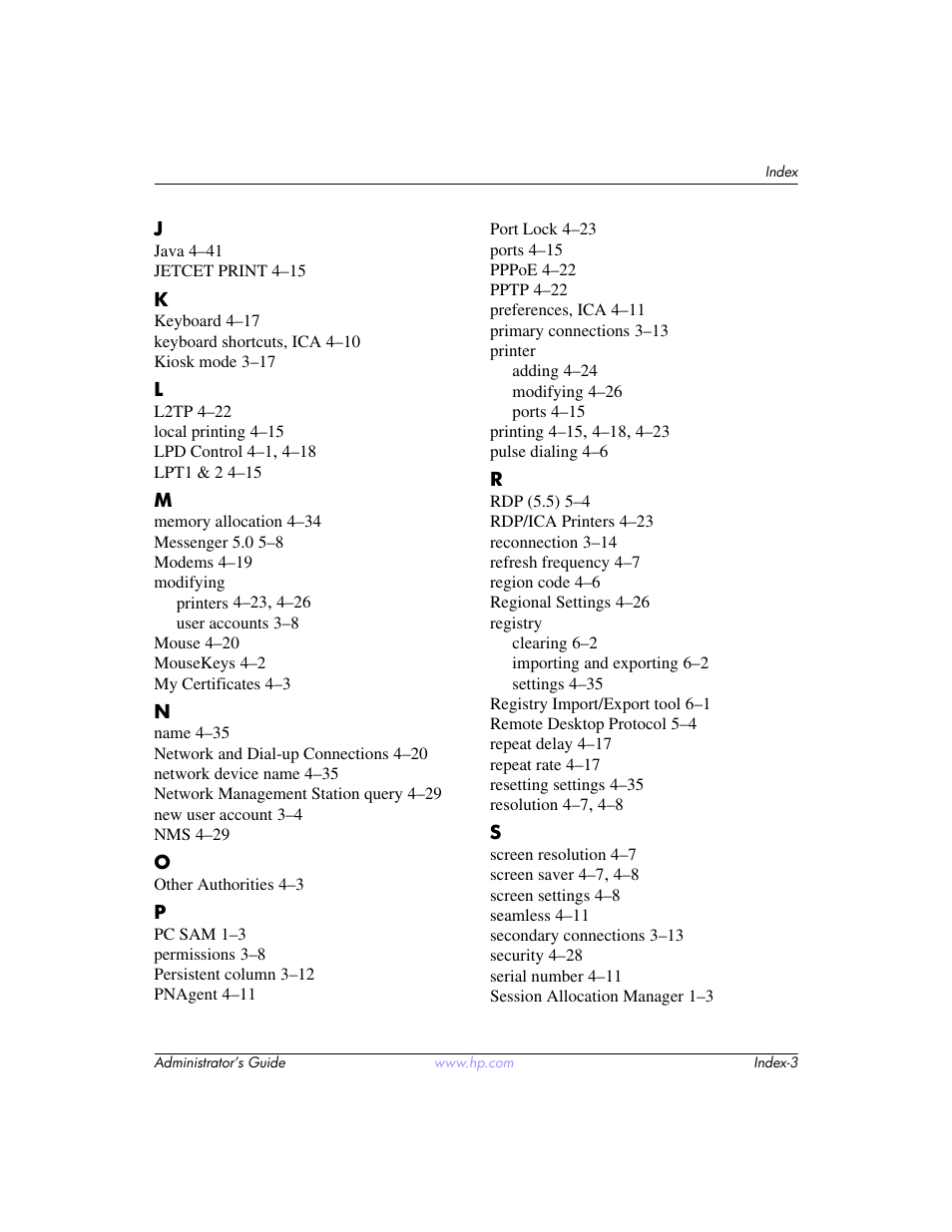 HP t5520 User Manual | Page 93 / 94