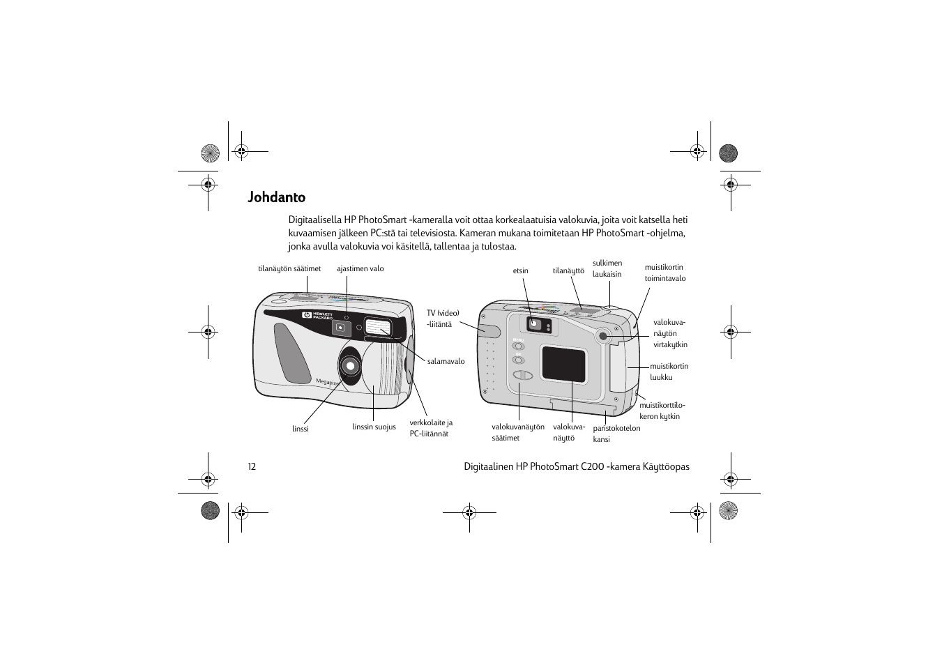 Johdanto | HP C200 User Manual | Page 16 / 66