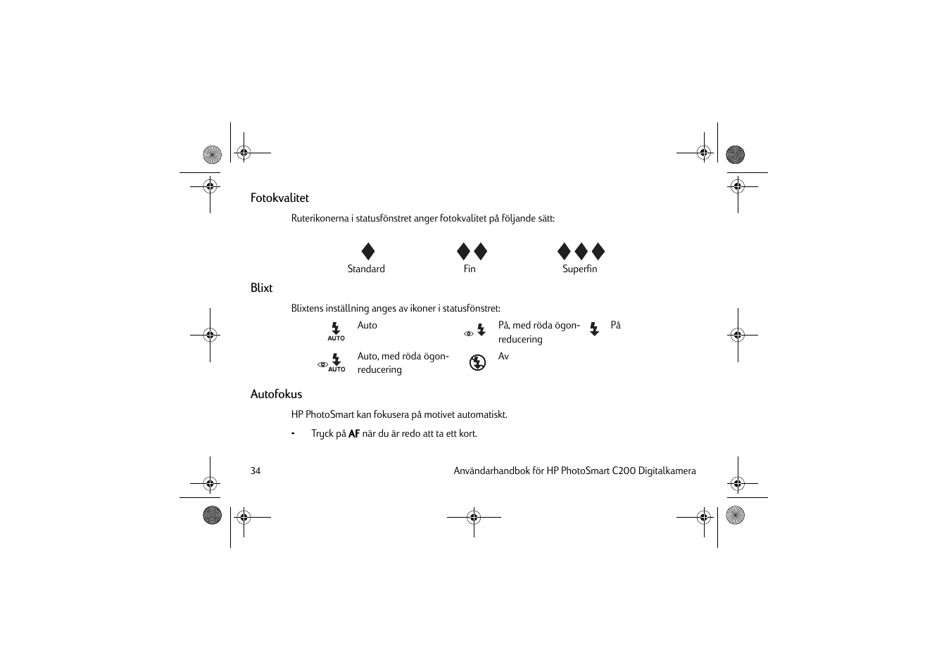 HP C200 User Manual | Page 38 / 66