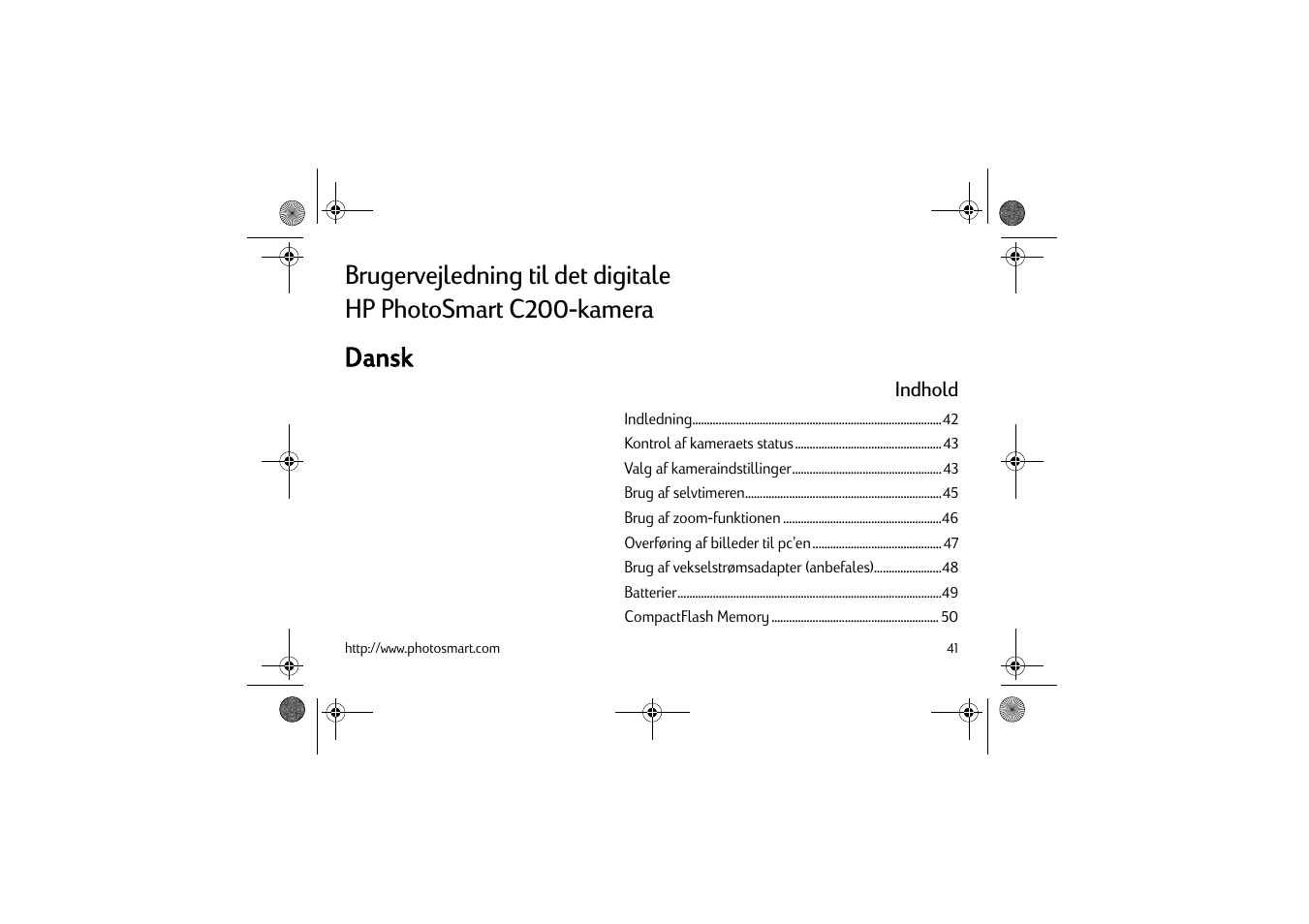 HP C200 User Manual | Page 45 / 66