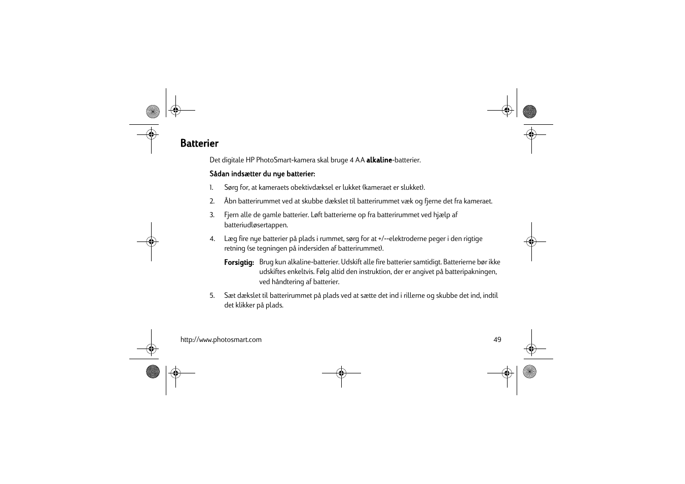 Batterier | HP C200 User Manual | Page 53 / 66