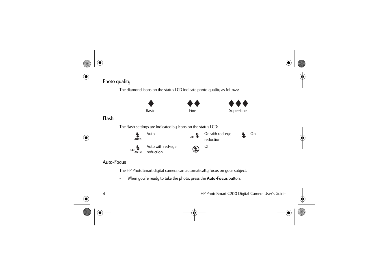 HP C200 User Manual | Page 8 / 66