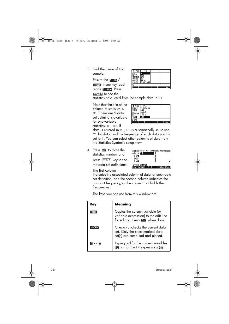 HP 40gs User Manual | Page 112 / 444