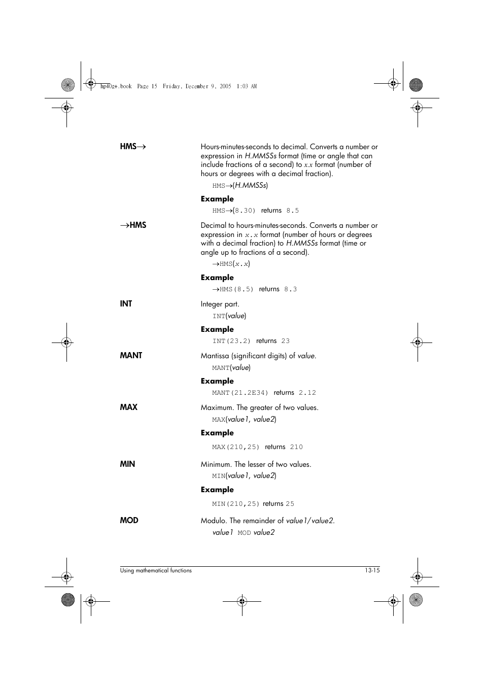 HP 40gs User Manual | Page 169 / 444