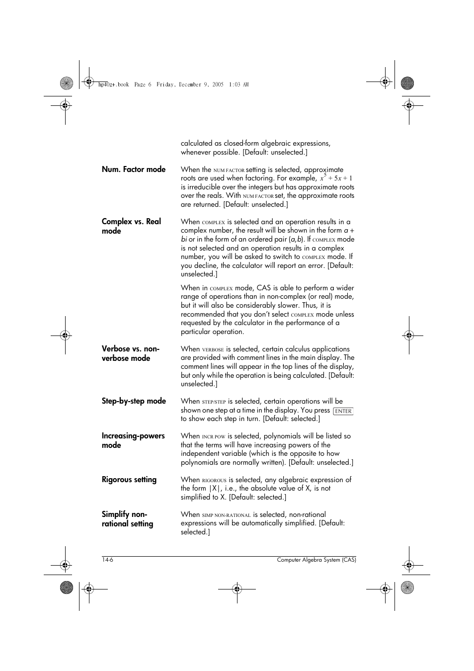 HP 40gs User Manual | Page 188 / 444