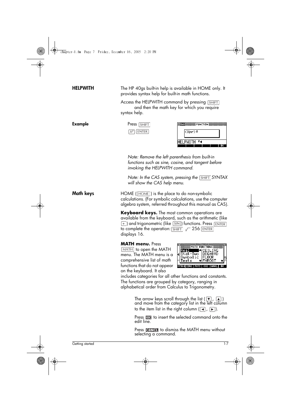 HP 40gs User Manual | Page 19 / 444