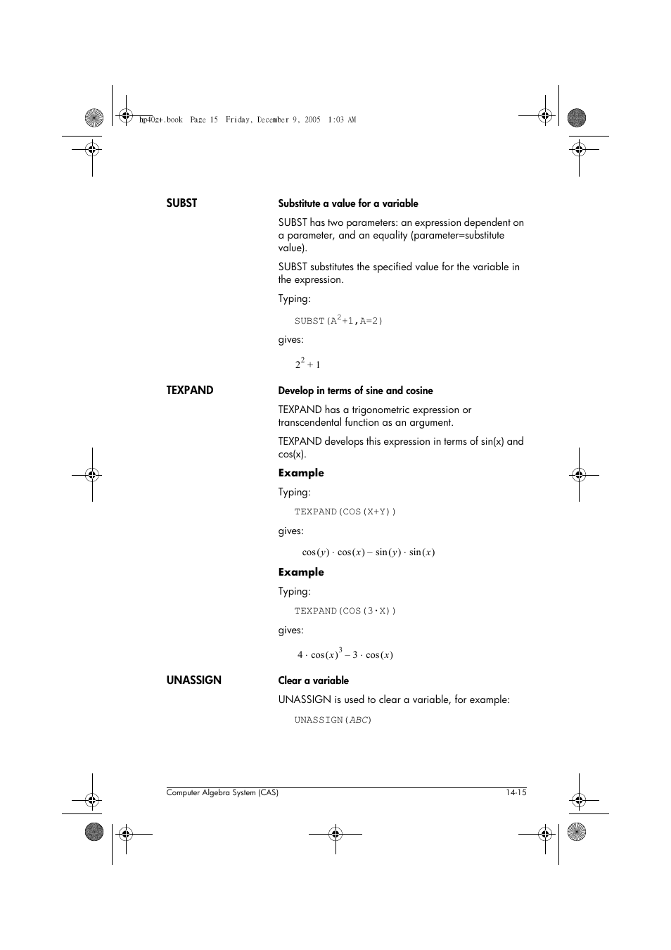 HP 40gs User Manual | Page 197 / 444