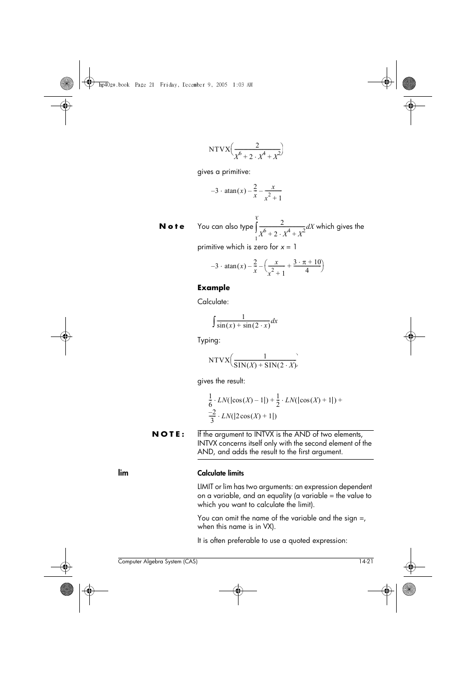 HP 40gs User Manual | Page 203 / 444