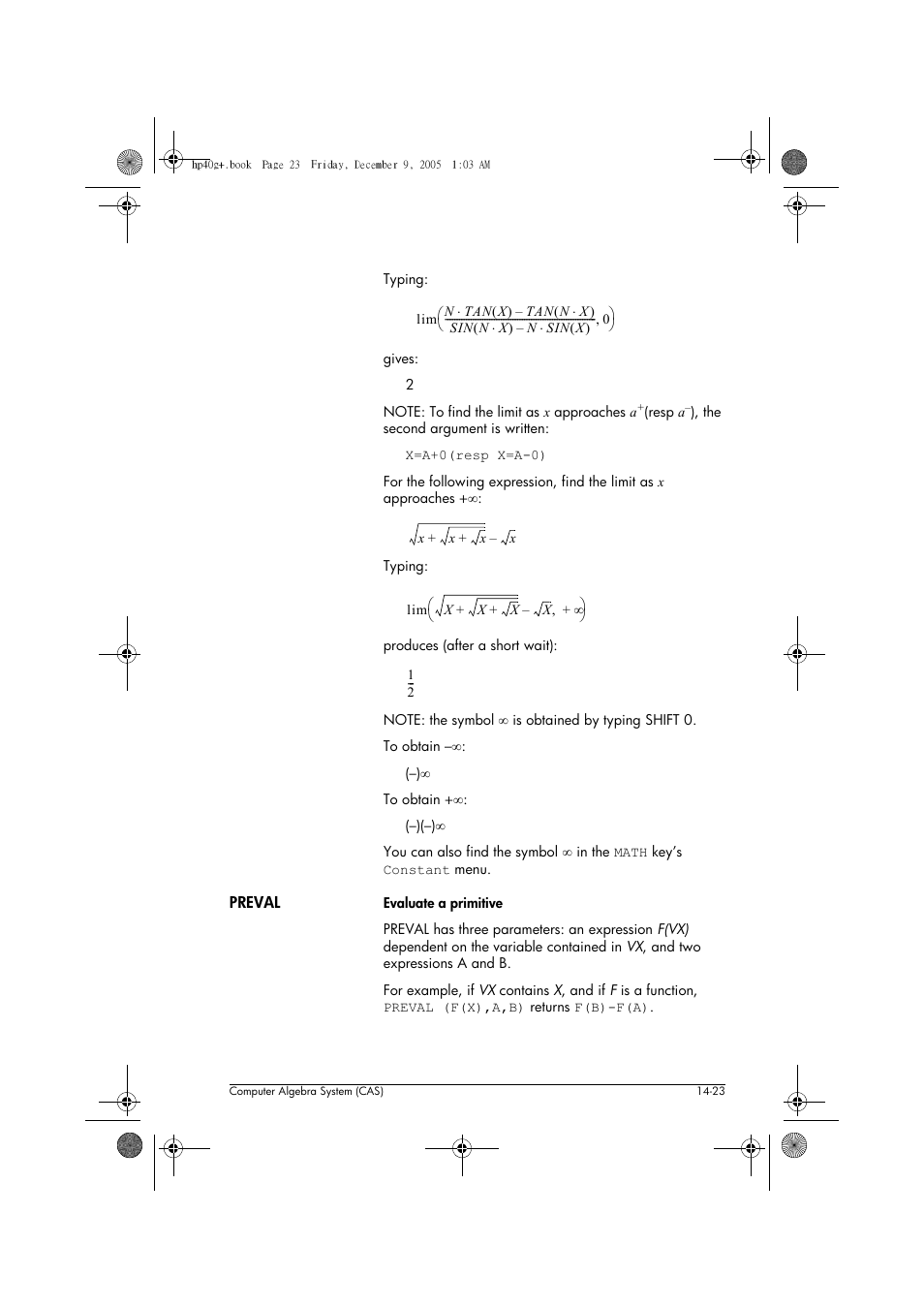 HP 40gs User Manual | Page 205 / 444