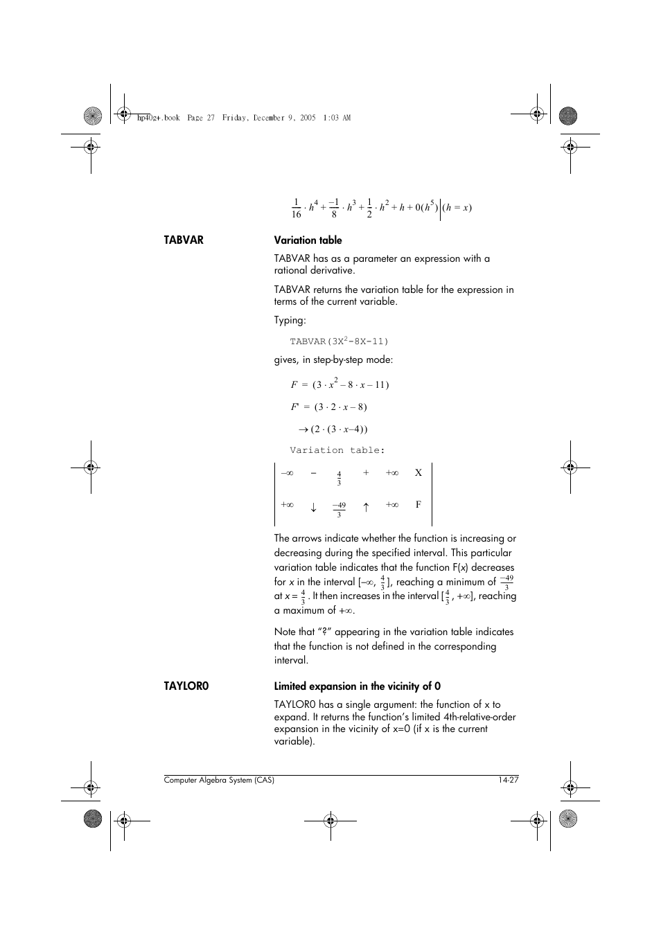 HP 40gs User Manual | Page 209 / 444