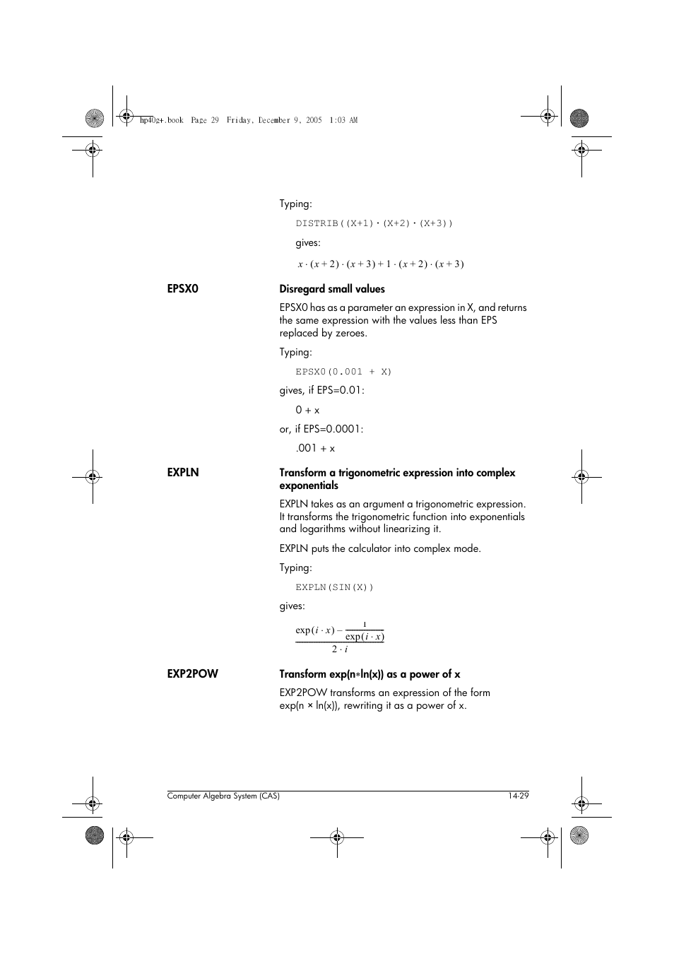 HP 40gs User Manual | Page 211 / 444