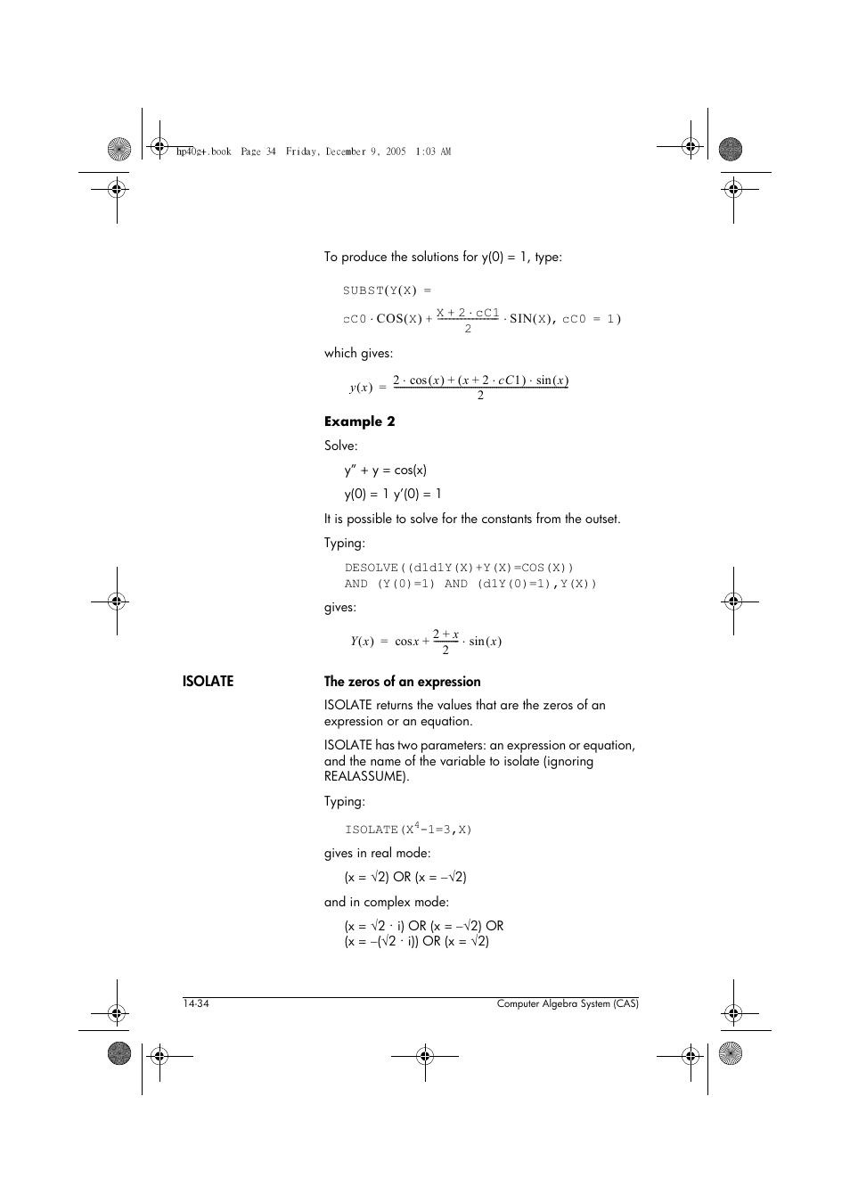 HP 40gs User Manual | Page 216 / 444