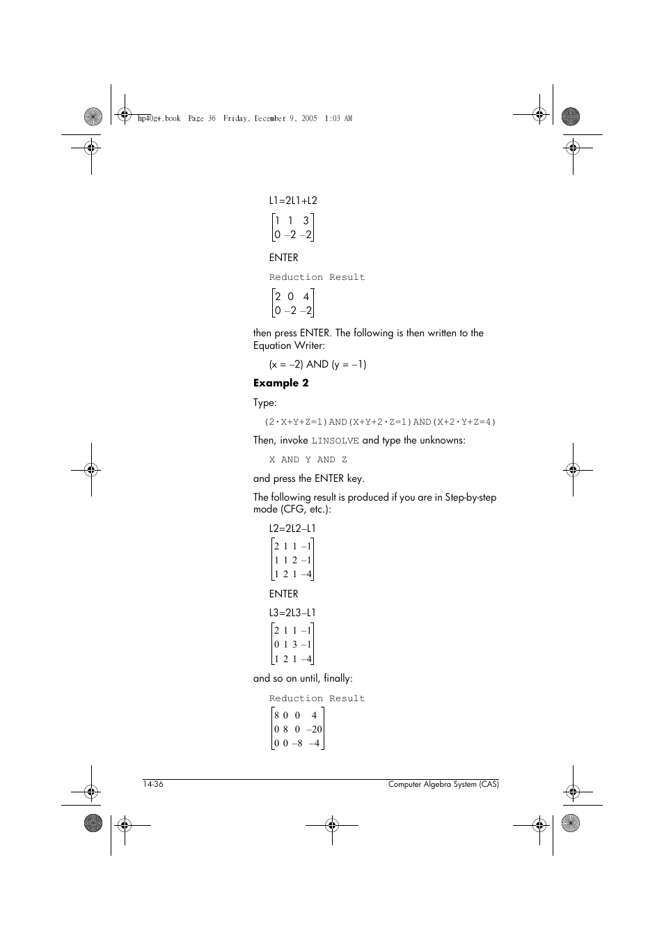 HP 40gs User Manual | Page 218 / 444