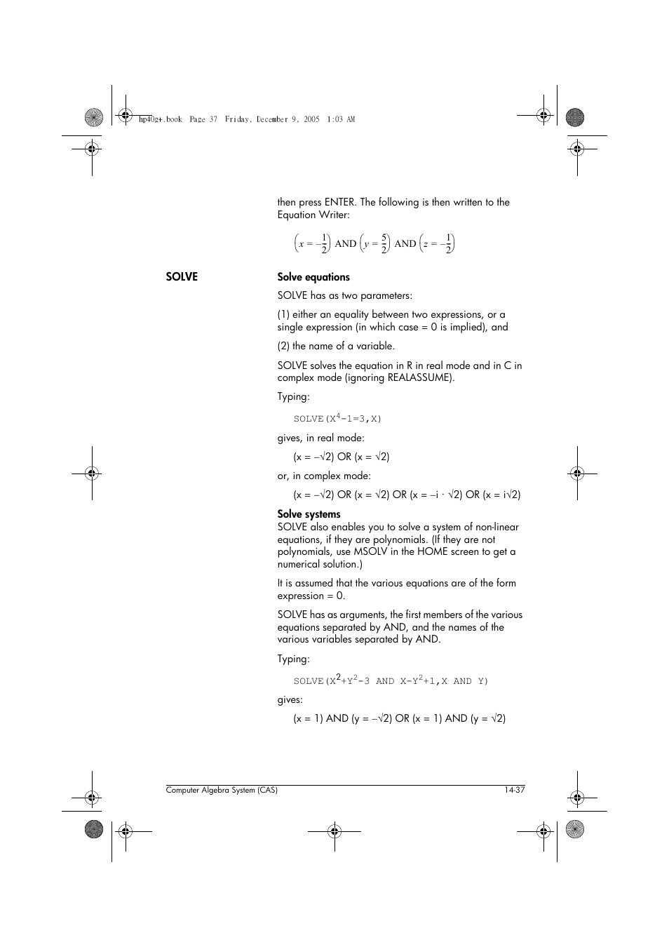 HP 40gs User Manual | Page 219 / 444