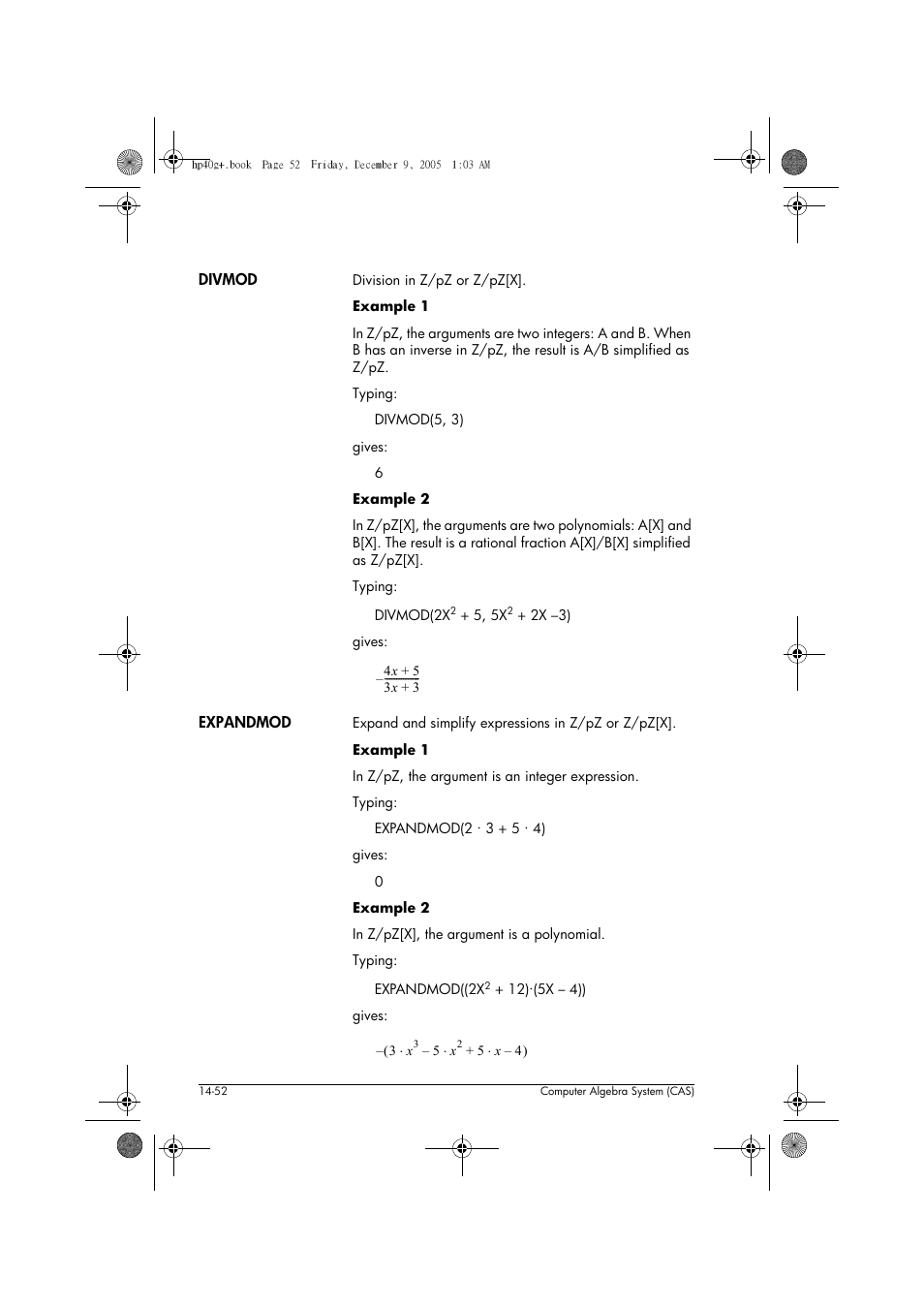 HP 40gs User Manual | Page 234 / 444