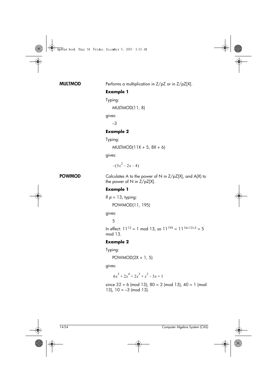 HP 40gs User Manual | Page 236 / 444