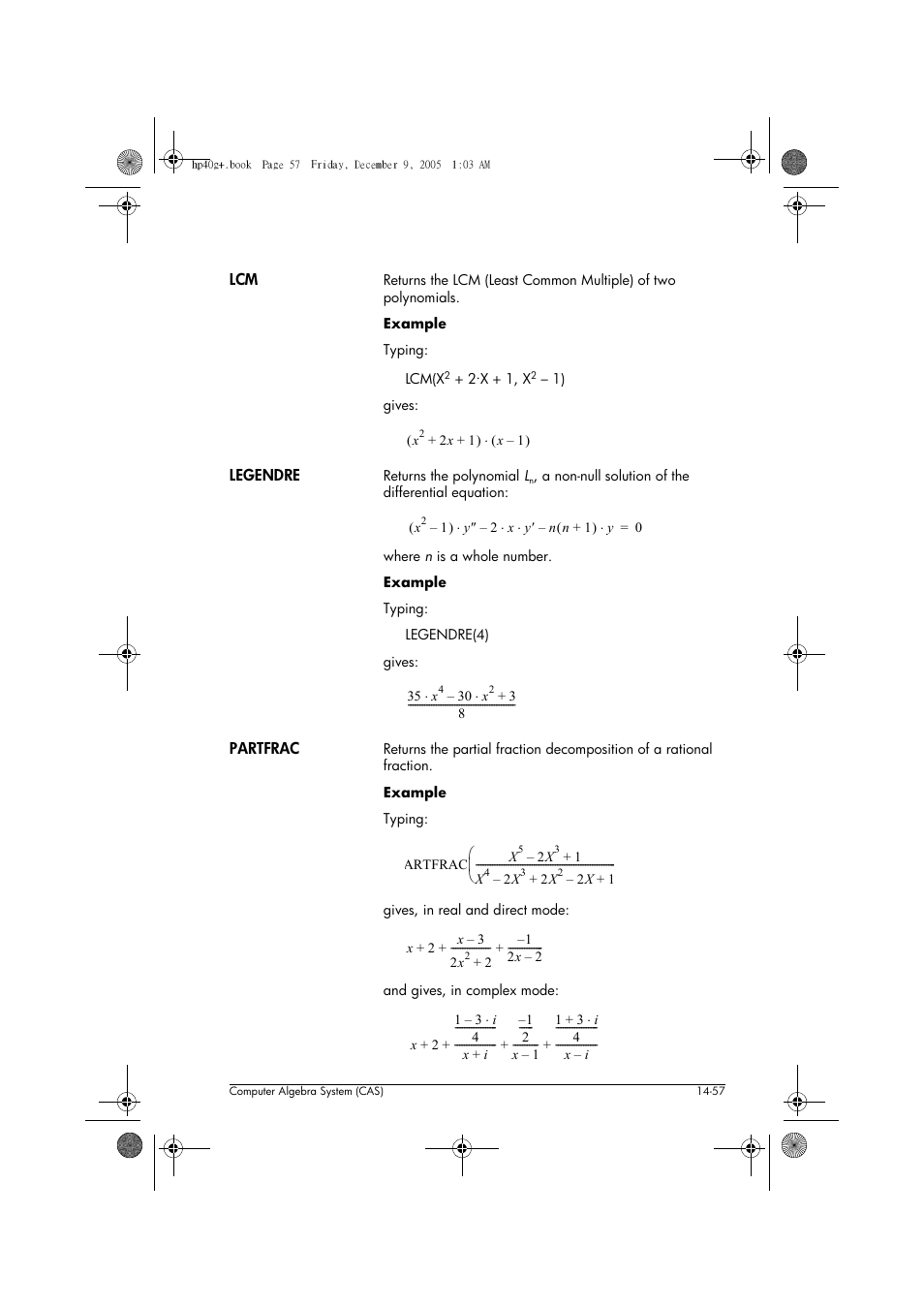 HP 40gs User Manual | Page 239 / 444
