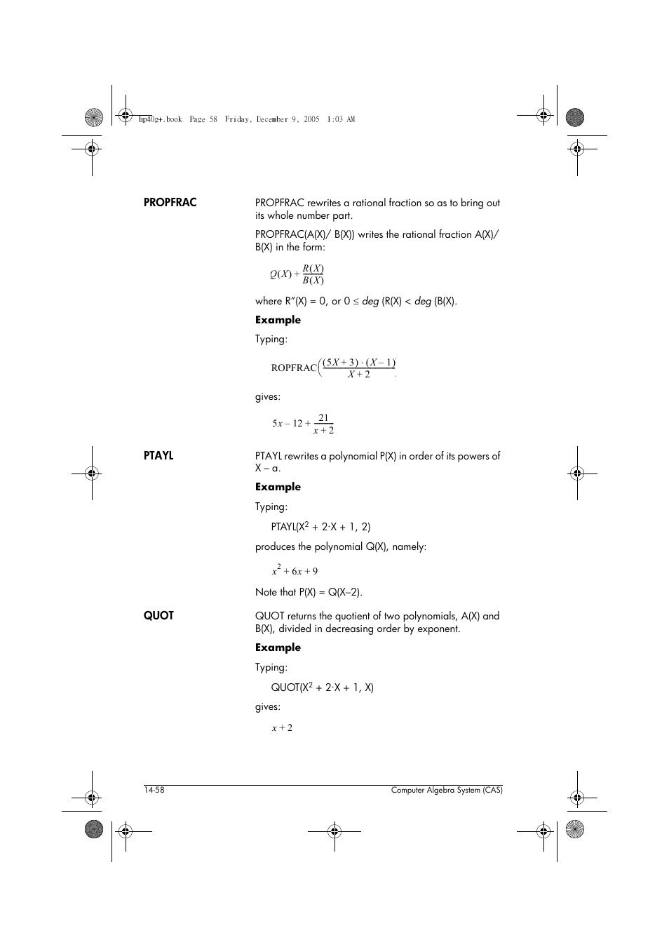 HP 40gs User Manual | Page 240 / 444