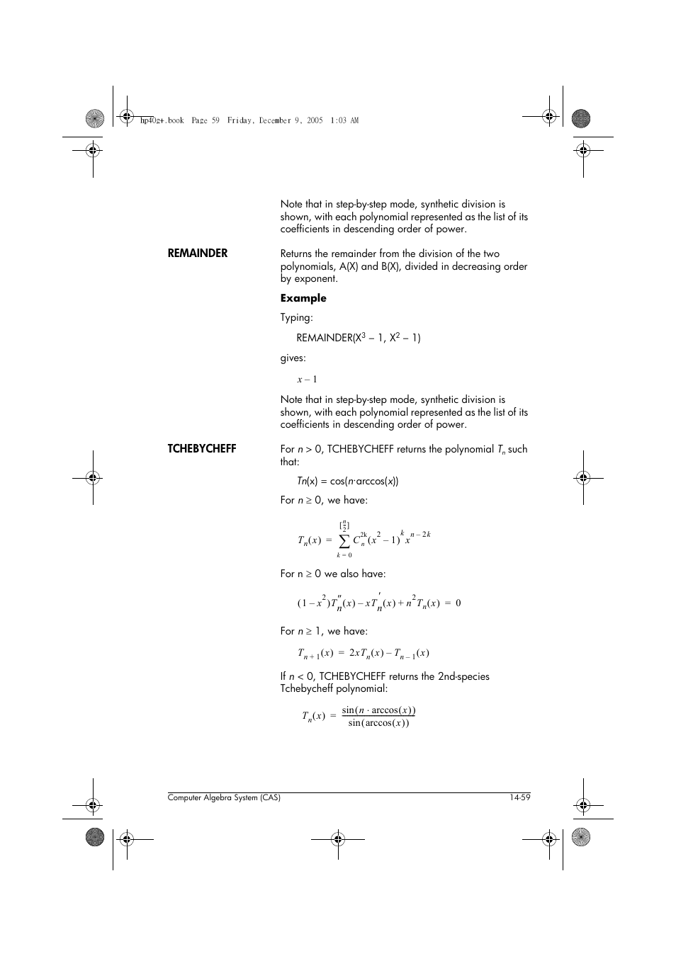 HP 40gs User Manual | Page 241 / 444