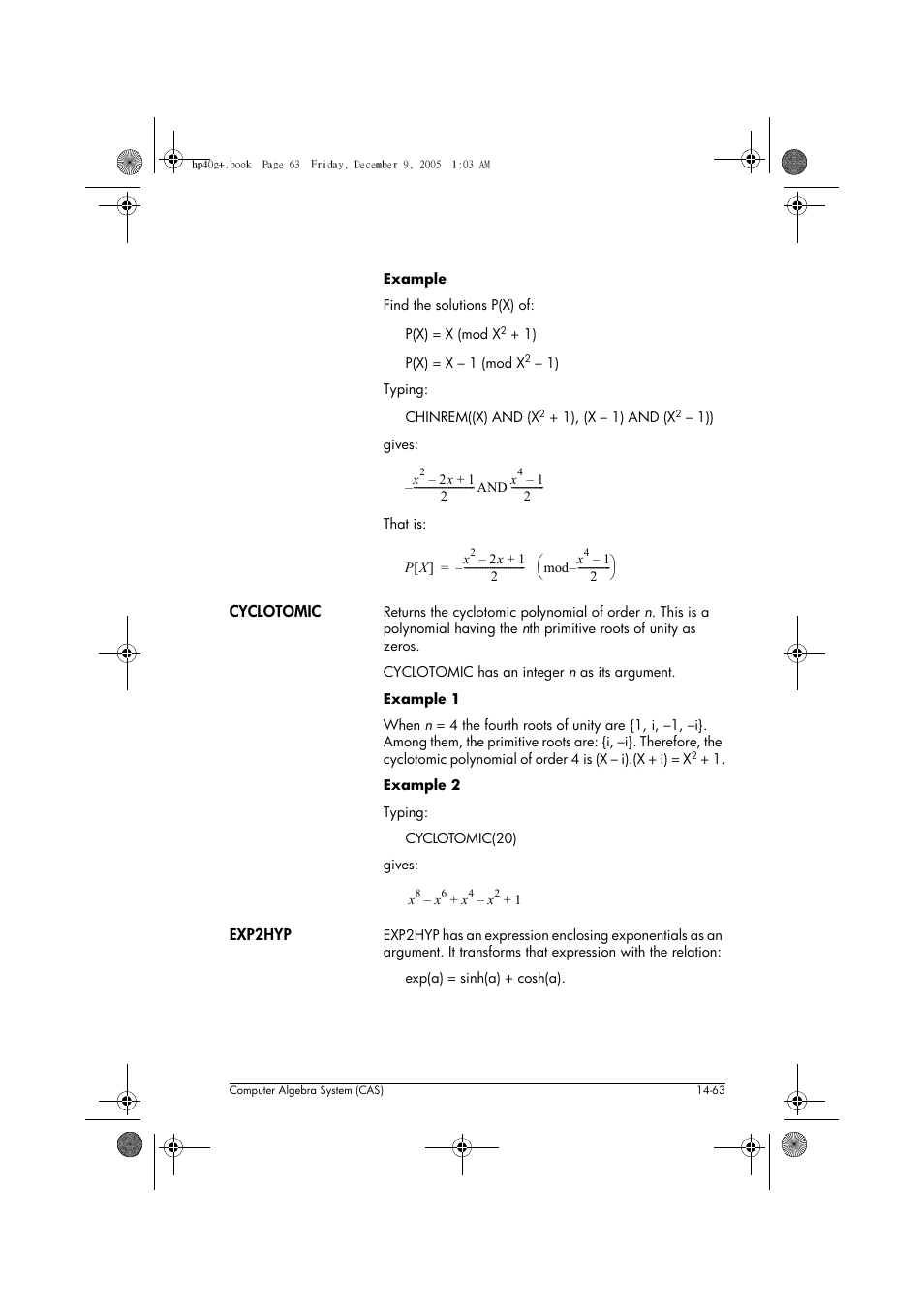 HP 40gs User Manual | Page 245 / 444