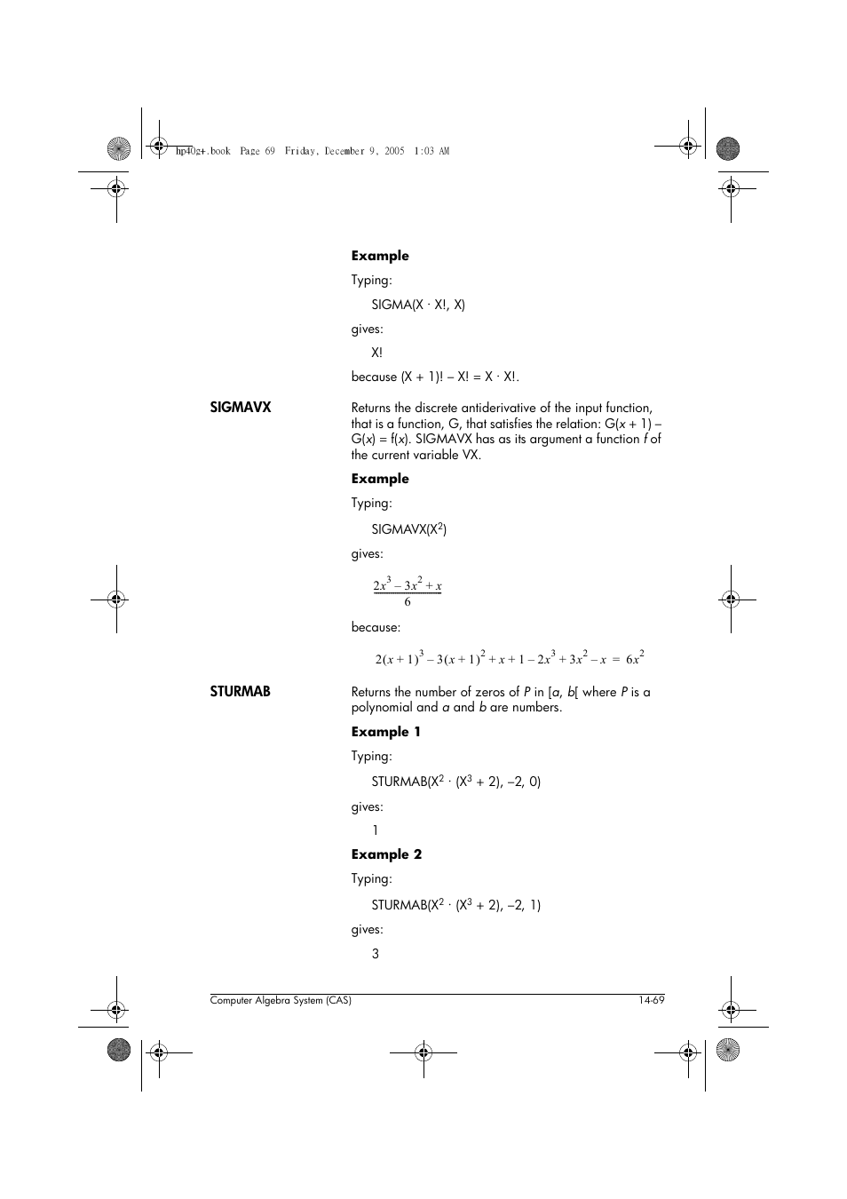 HP 40gs User Manual | Page 251 / 444
