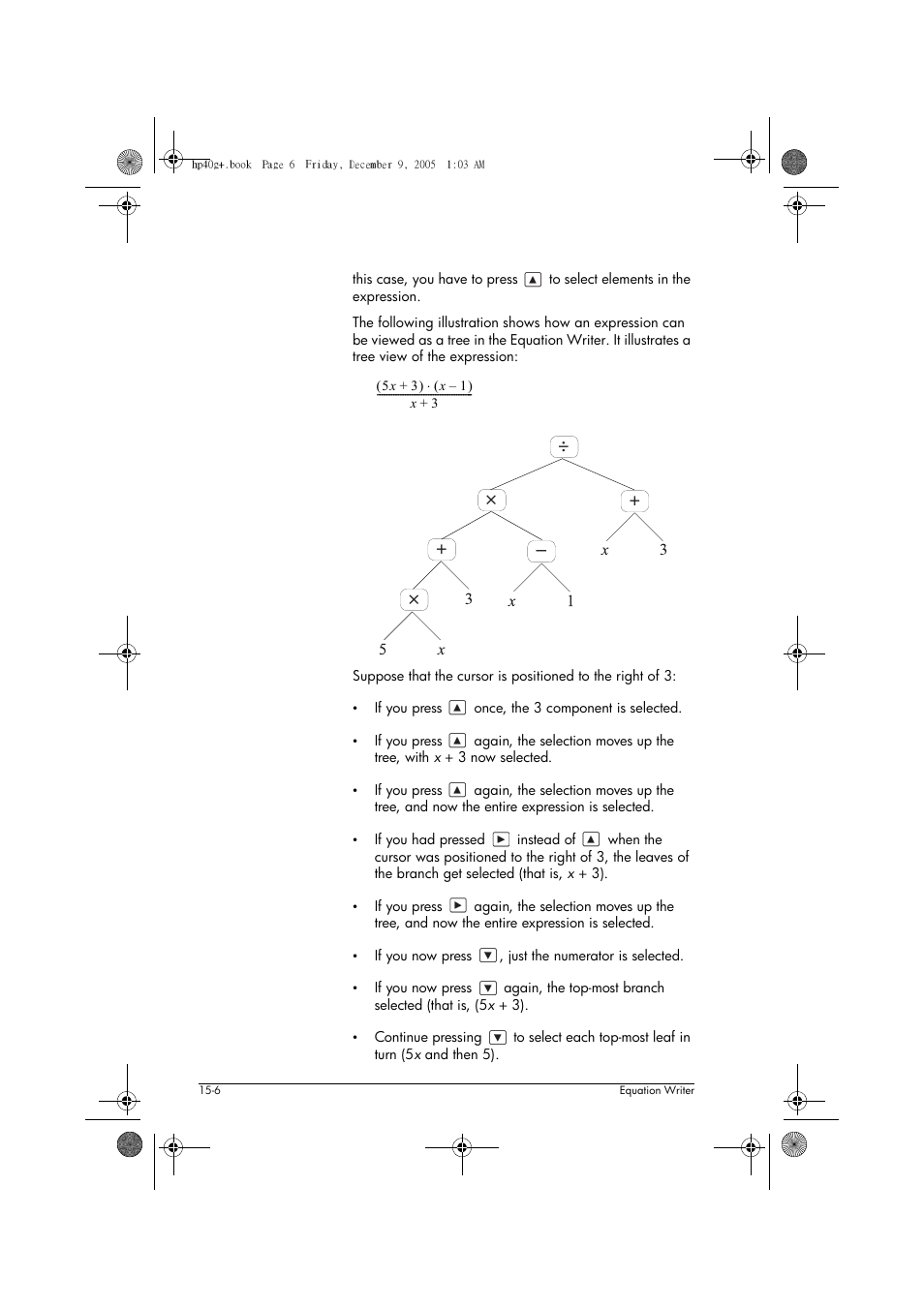 Чч + – ч | HP 40gs User Manual | Page 258 / 444